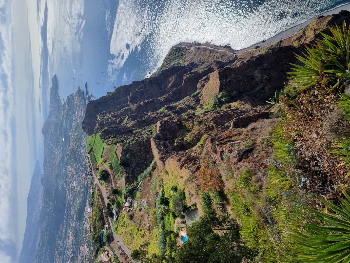 Madeira island coast view