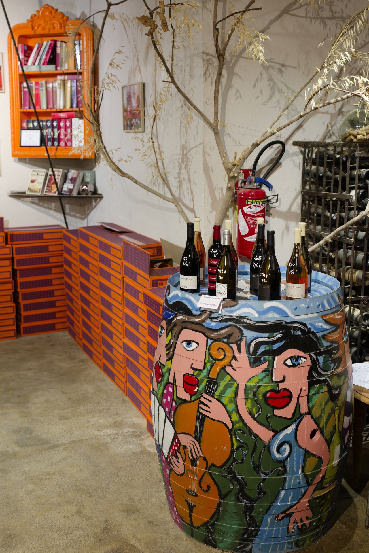 chateau de rey winery shop