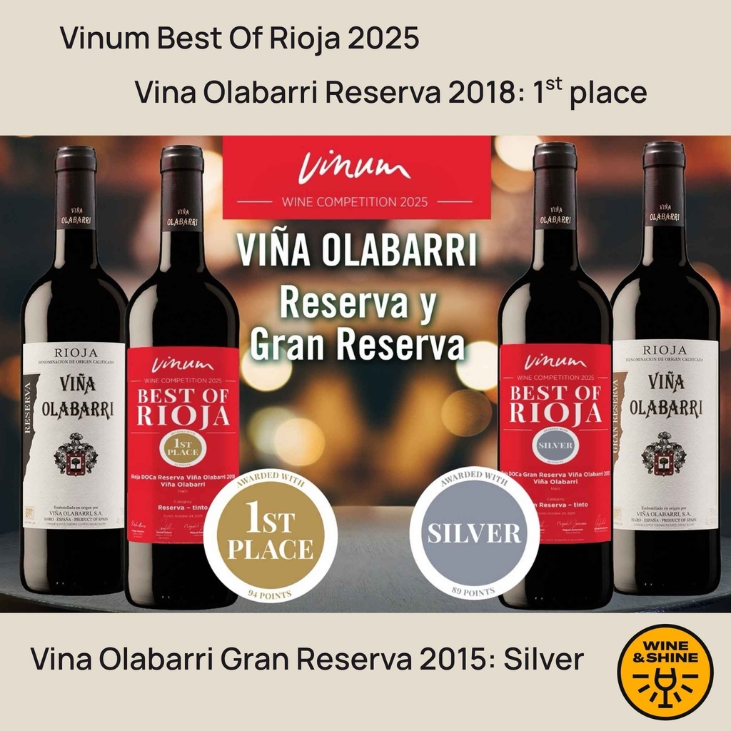 Rioja Reserva Vina Olabarri 2018 Gold Vinum
