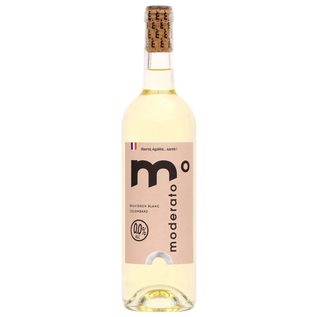 Moderato vin blanc sans alcool Cuvée Originale Sauvignon Colombard