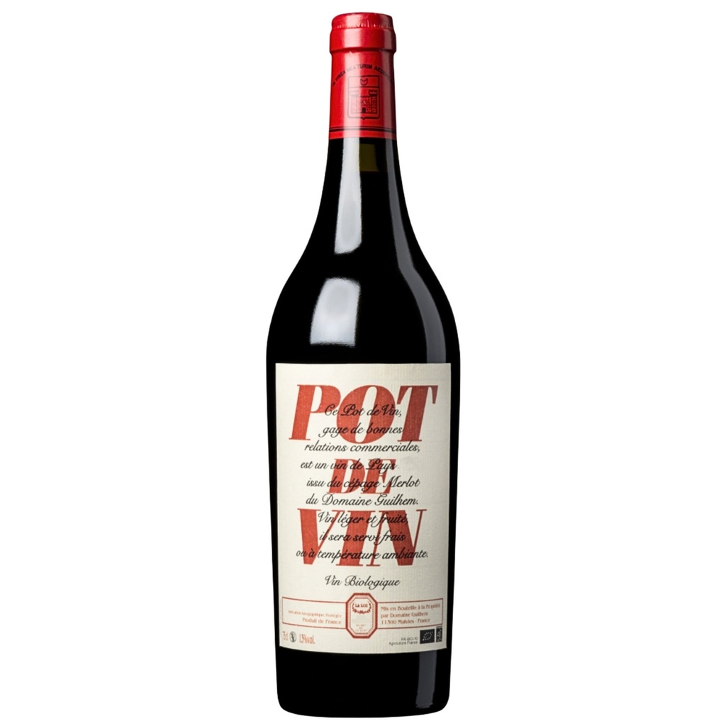 POT de VIN Rouge Bio Famille GUILHEM