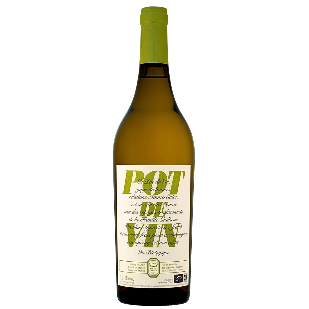 POT de VIN Blanc Bio Famille GUILHEM