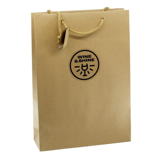[PC-1003] Emballage cadeau 3 bouteilles avec corde