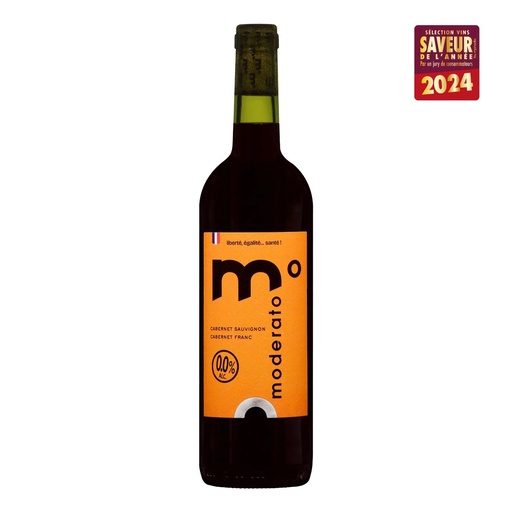 [WS-Z010001] Moderato alcoholvrije wijn rood Cuvée Originale Cabernet-Merlot