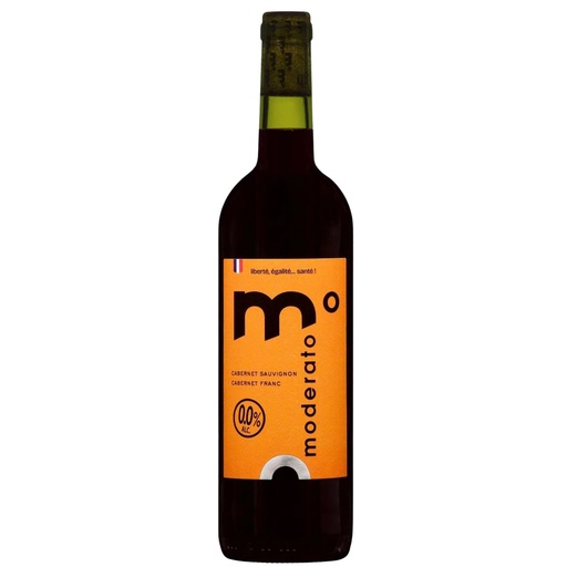 [WS-Z010001] Moderato vin rouge sans alcool Cuvée Originale Cabernet-Merlot
