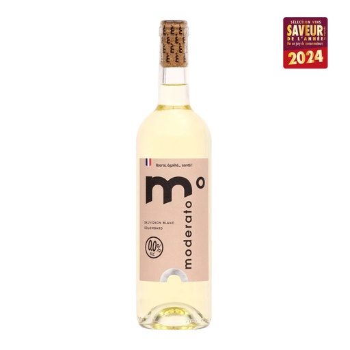 [WS-Z010002] Moderato alcoholvrije wijn wit Cuvée Originale Sauvignon Colombard