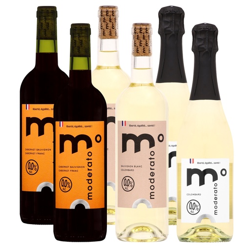 [PRF-Z-0001] Proefpakket Moderato alcoholvrije wijn